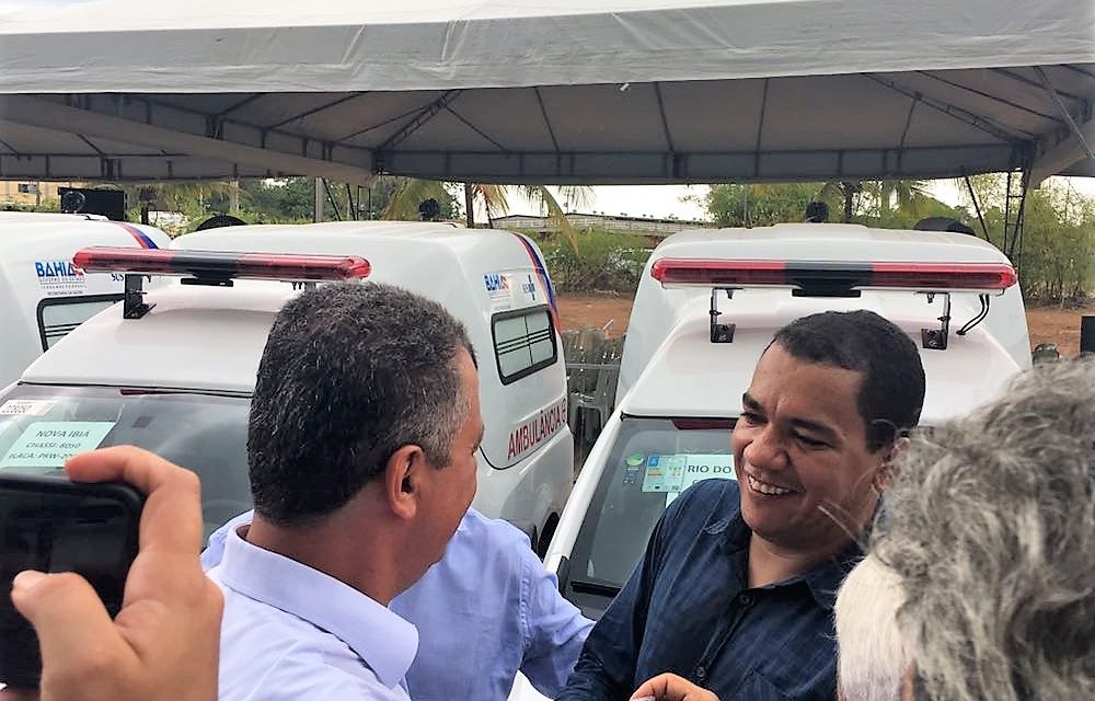 Prefeito Vânio Recebeu Novas Ambulâncias para Rio do Pires