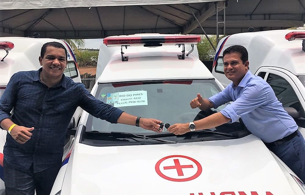 Prefeito Vânio Recebeu Novas Ambulâncias para Rio do Pires