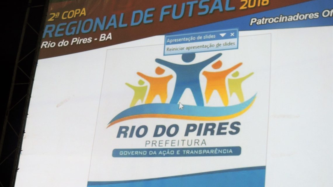Rio do Pires realizou com SUCESSO a 2ª COPA REGIONAL de FUTSAL 2018