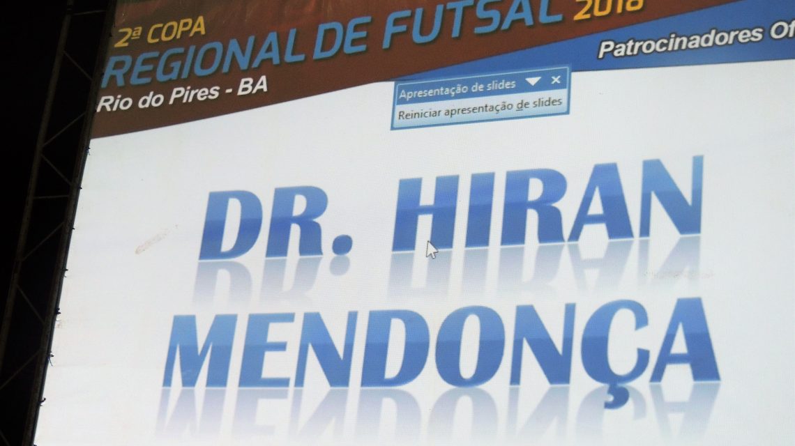 Rio do Pires realizou com SUCESSO a 2ª COPA REGIONAL de FUTSAL 2018