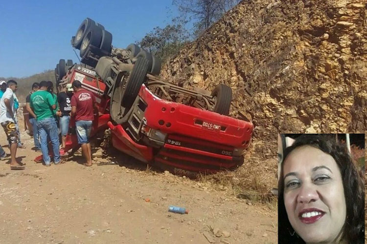 Professora morre presa às ferragens em acidente na BR-430 próximo a Tanque Novo