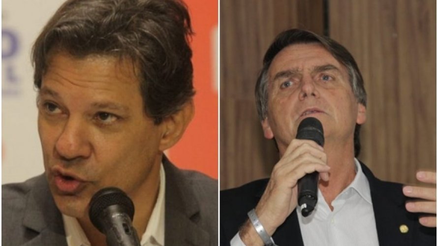 NOVA PESQUISA DO IBOPE: Jair Bolsonaro, CAI para 50%, e Haddad, SOBE para 37%