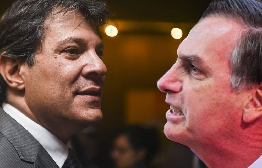 REVISTA VEJA publica pesquisa que contradiz Datafolha – Bolsonaro com 54% e Haddad com 46%