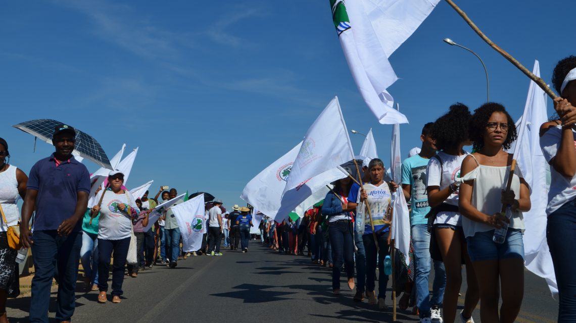 Ato em Bom Jesus da Lapa, lembra um mês do crime ambiental de Brumadinho e pede providências em defessa do Rio São Francisco