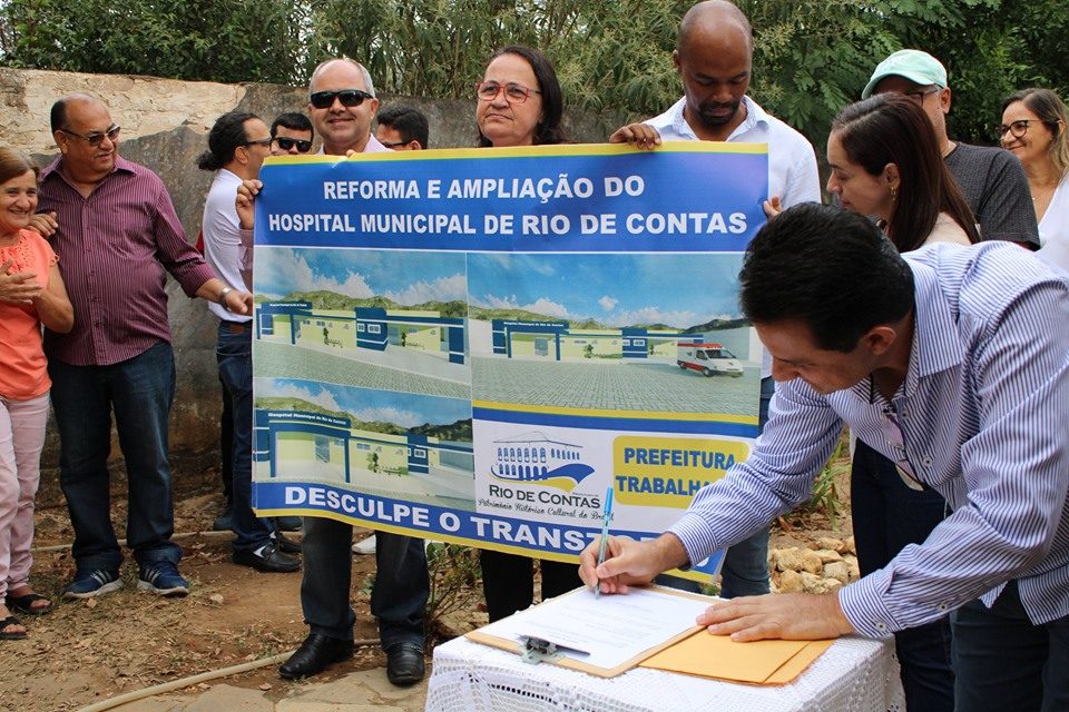 Prefeito de Rio de Contas Inicia Reforma e Ampliação do Hospital Municipal
