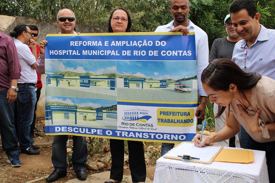 Prefeito de Rio de Contas Inicia Reforma e Ampliação do Hospital Municipal