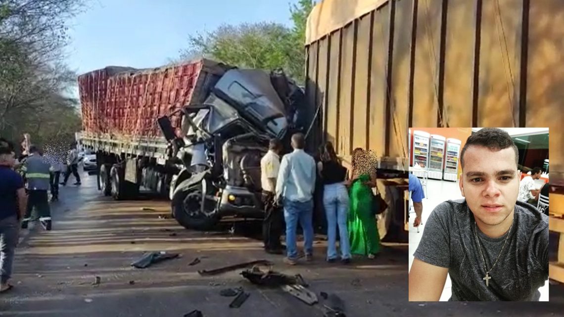 Grave acidente ceifa a vida de jovem caminhoneiro da cidade de Livramento de Nossa Senhora